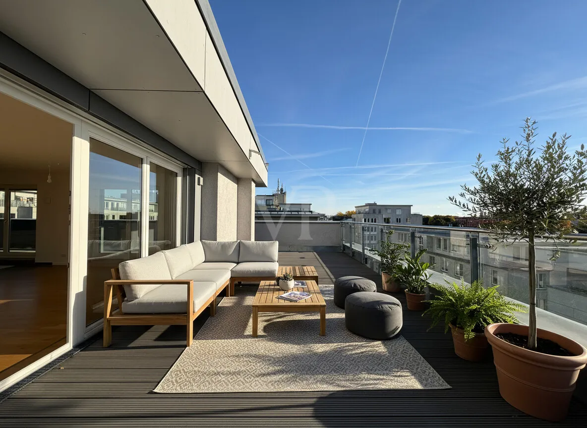Zugang Terrasse KI