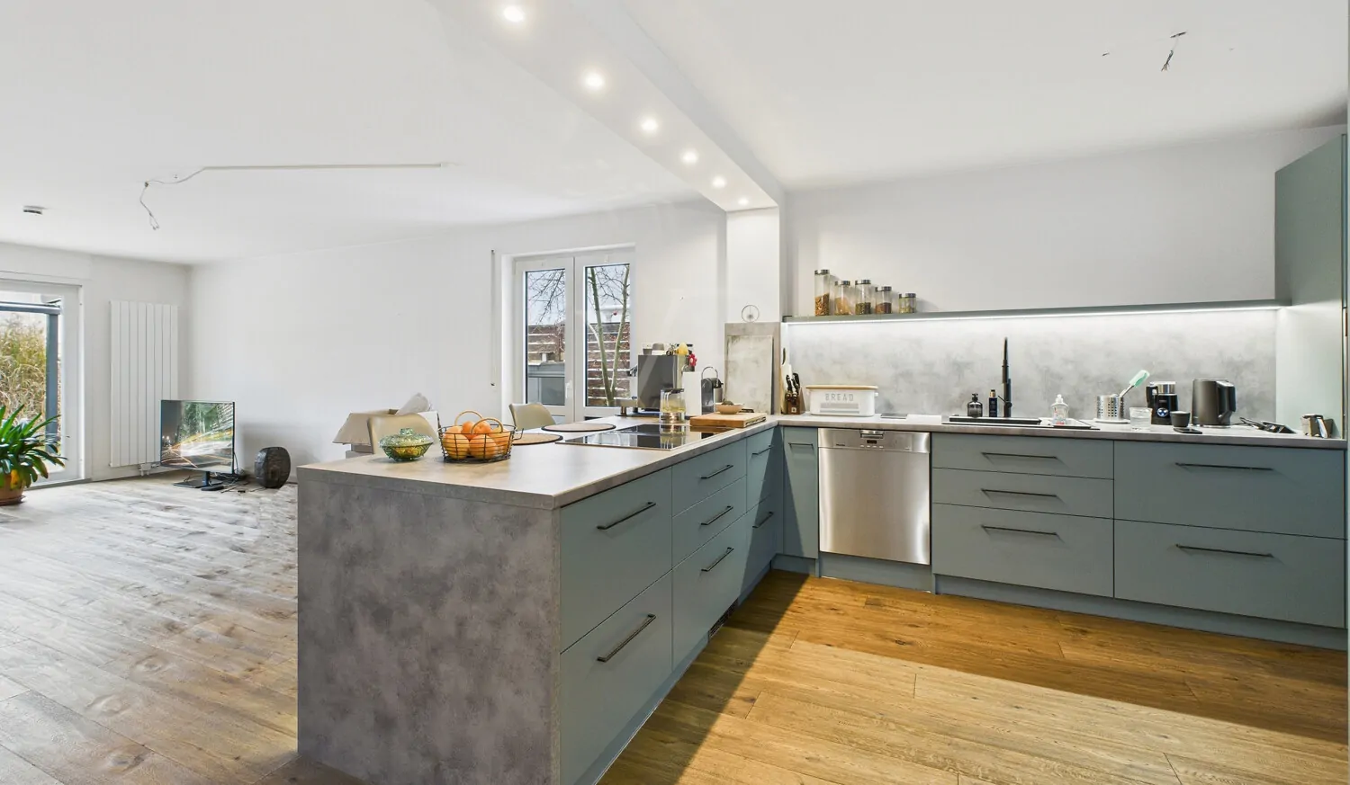 Offener Wohn- Essbereich