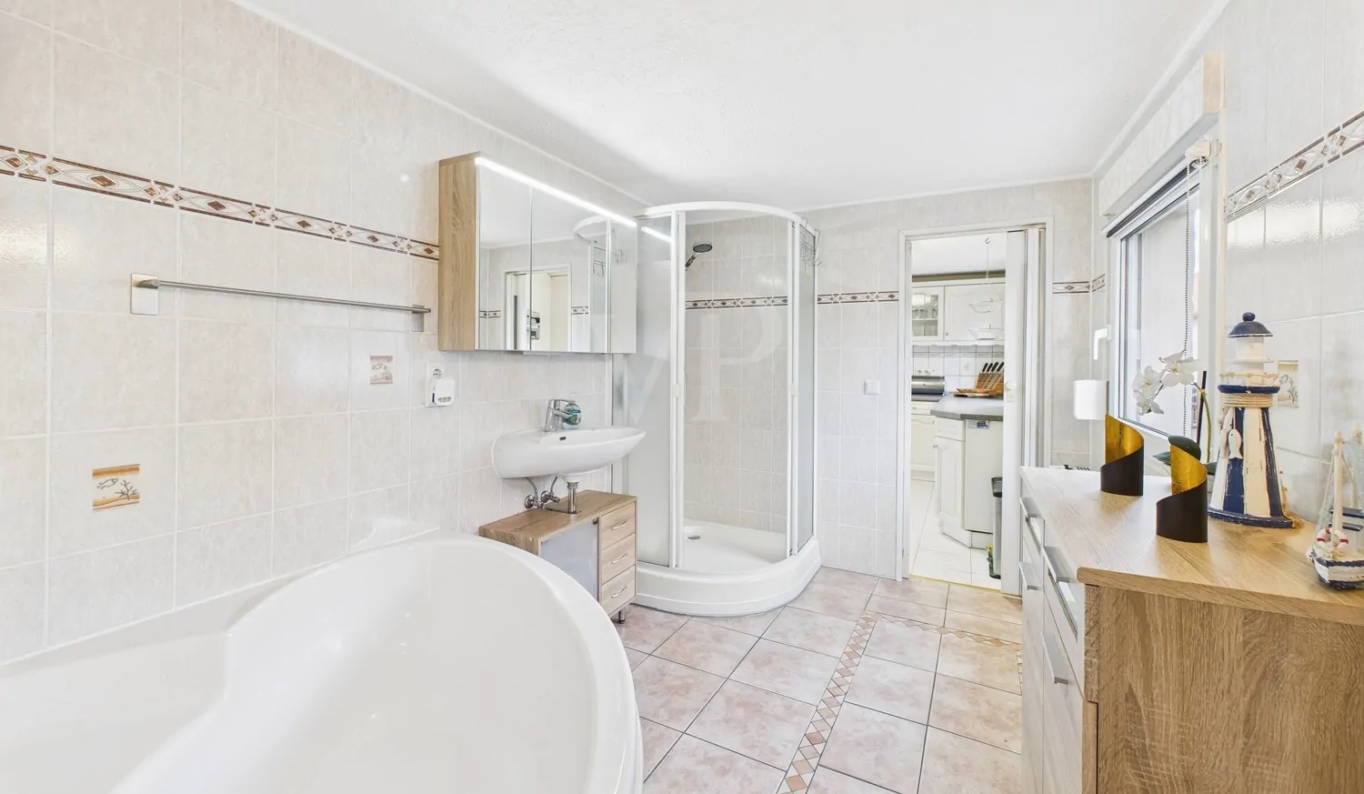 Familienbad im Erdgeschoss