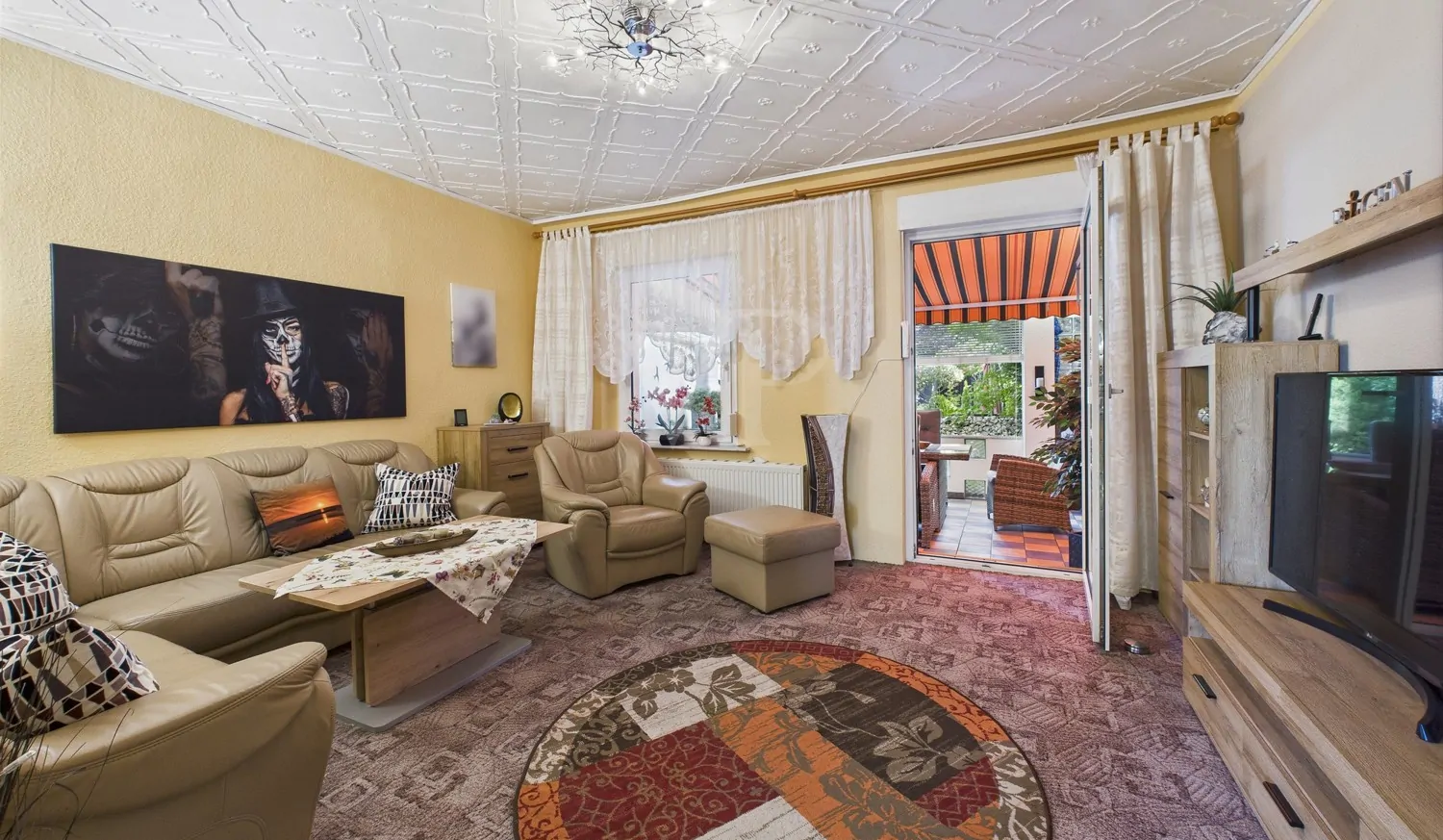 Wohnzimmer im Erdgeschoss