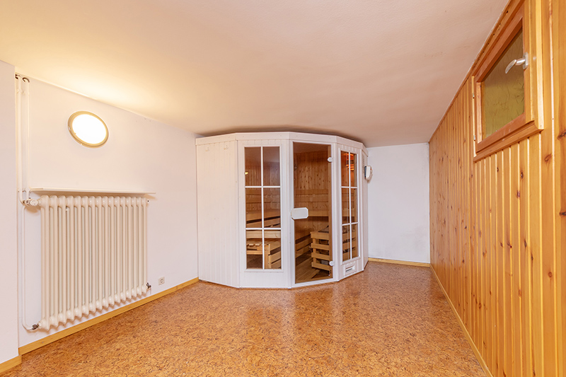 Sauna im Keller