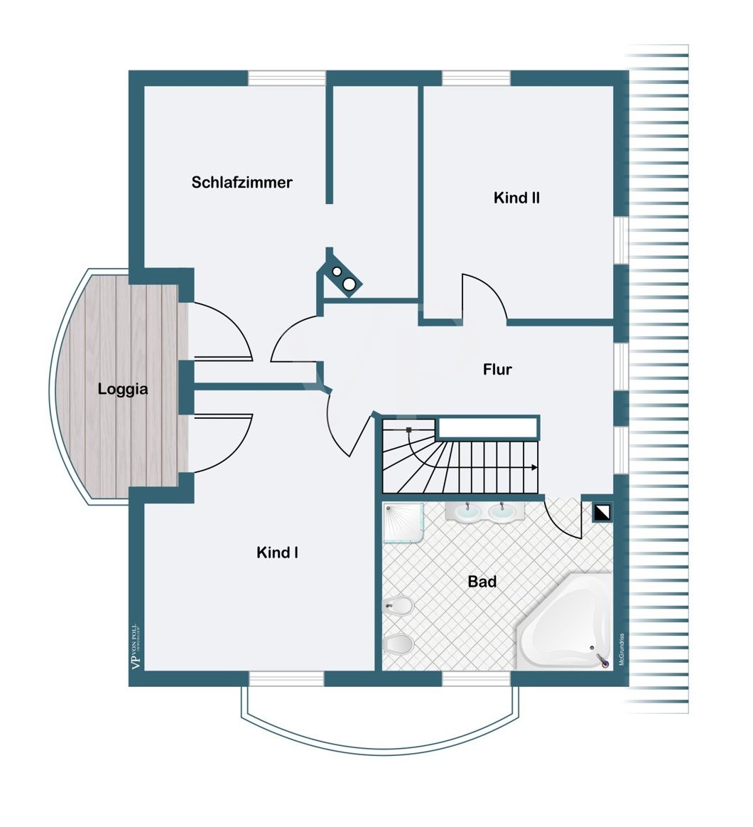 Grundriss Dachgeschoss