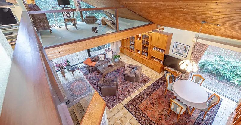 Blick von der Galerie