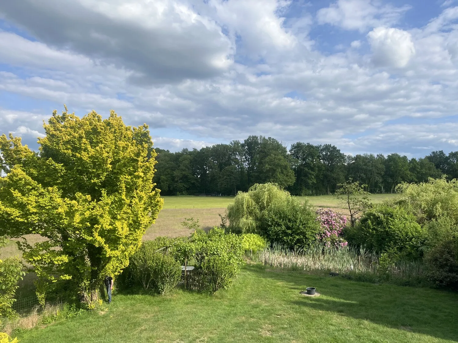 Weitblick auf Felder