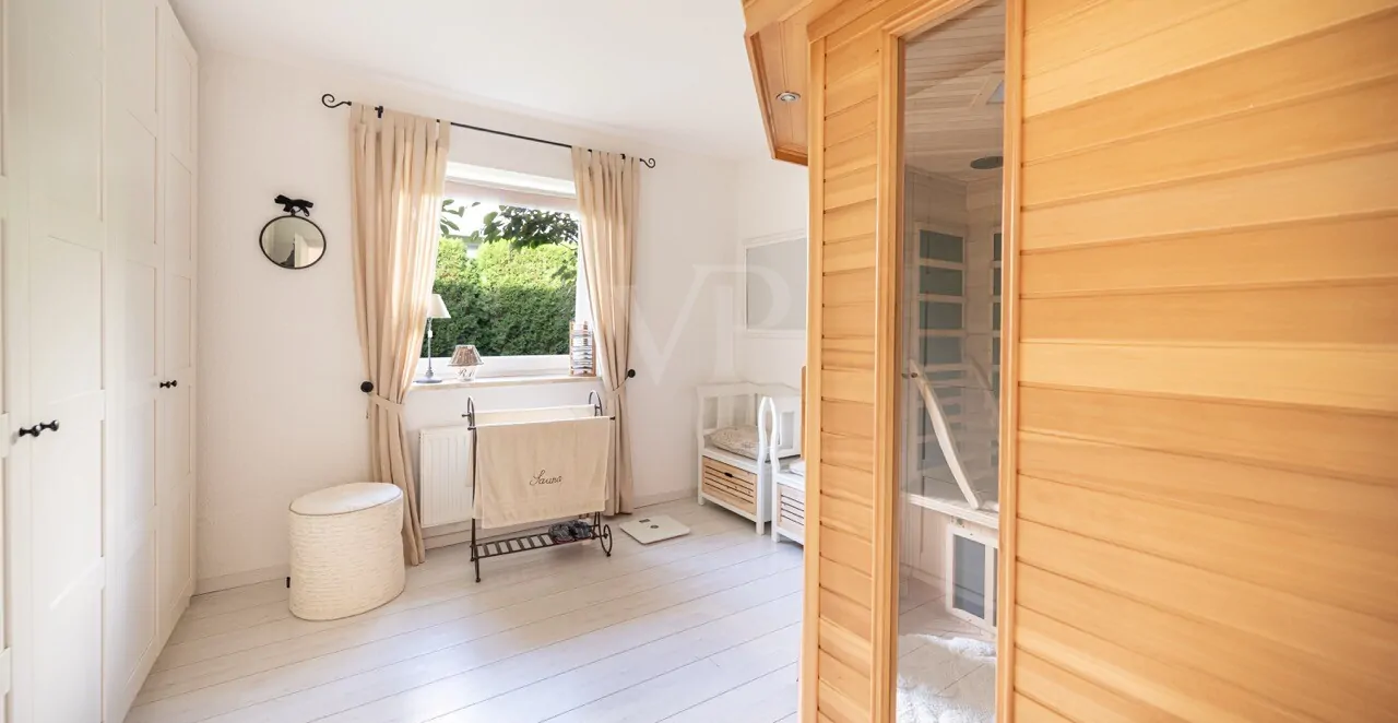 Infrarot Sauna - Ankleide