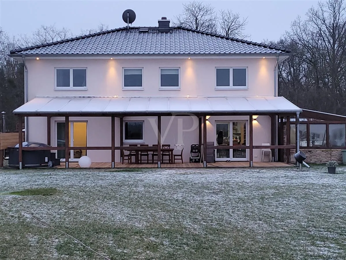 Blick aus dem Garten