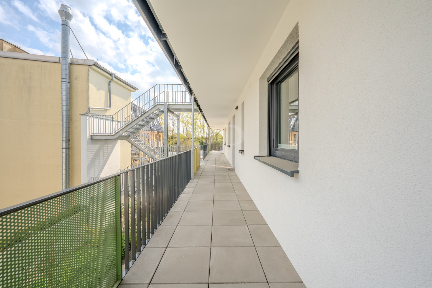Laubenhauszugang zur Wohnung