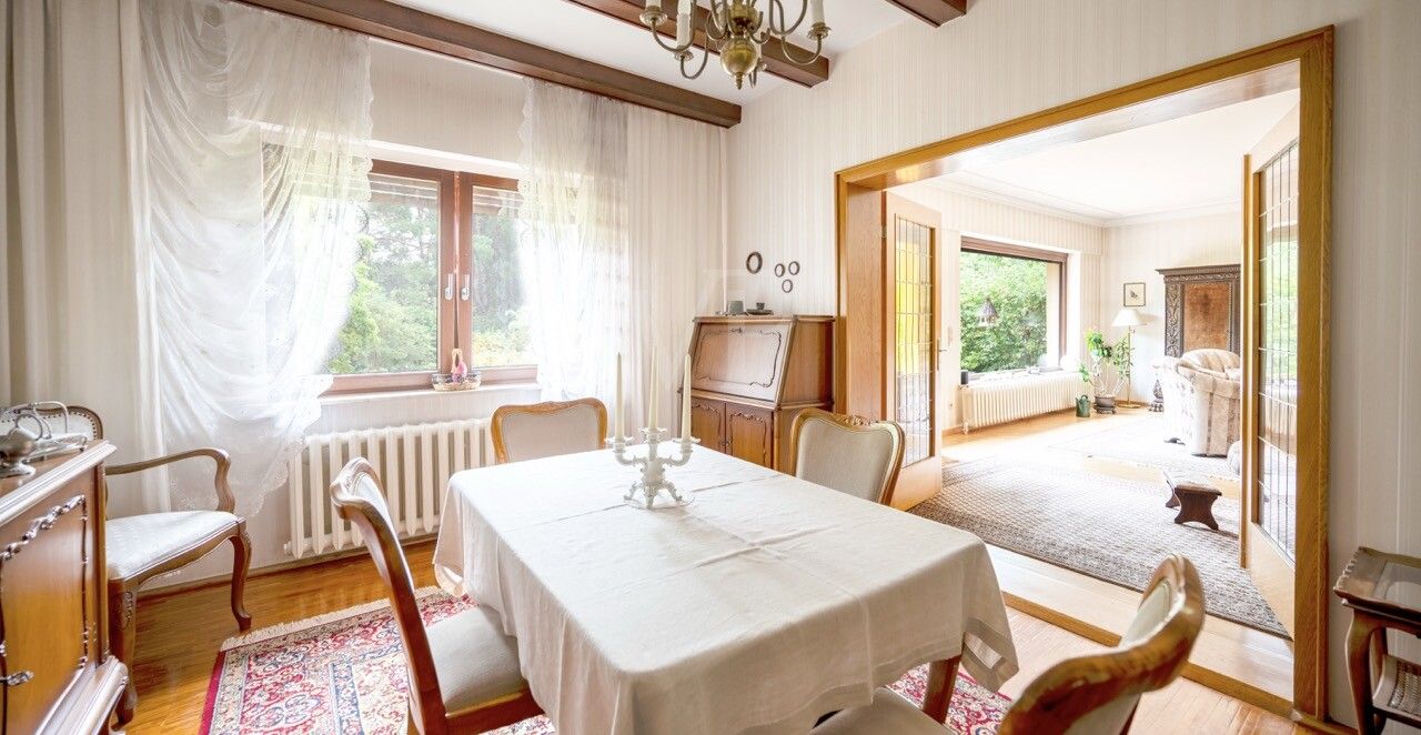 Blick vom Esszimmer