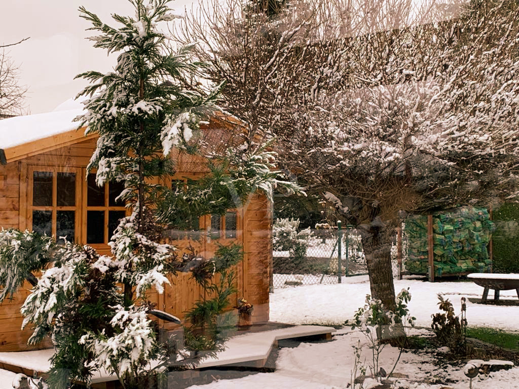 Garten im Winter