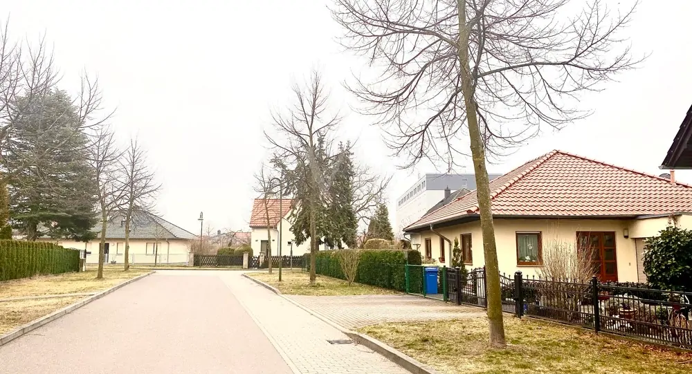 Straßenansicht Herbst