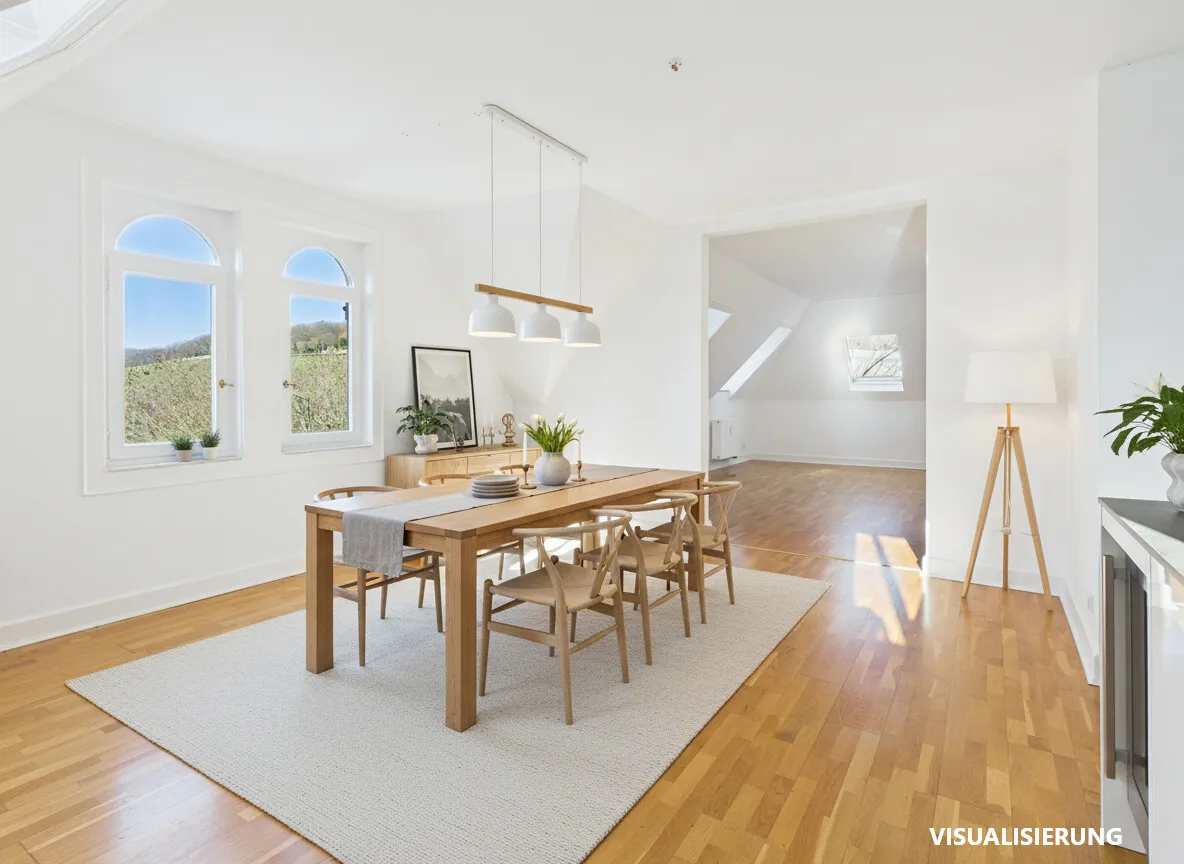 Essbereich mit Nerobergblick