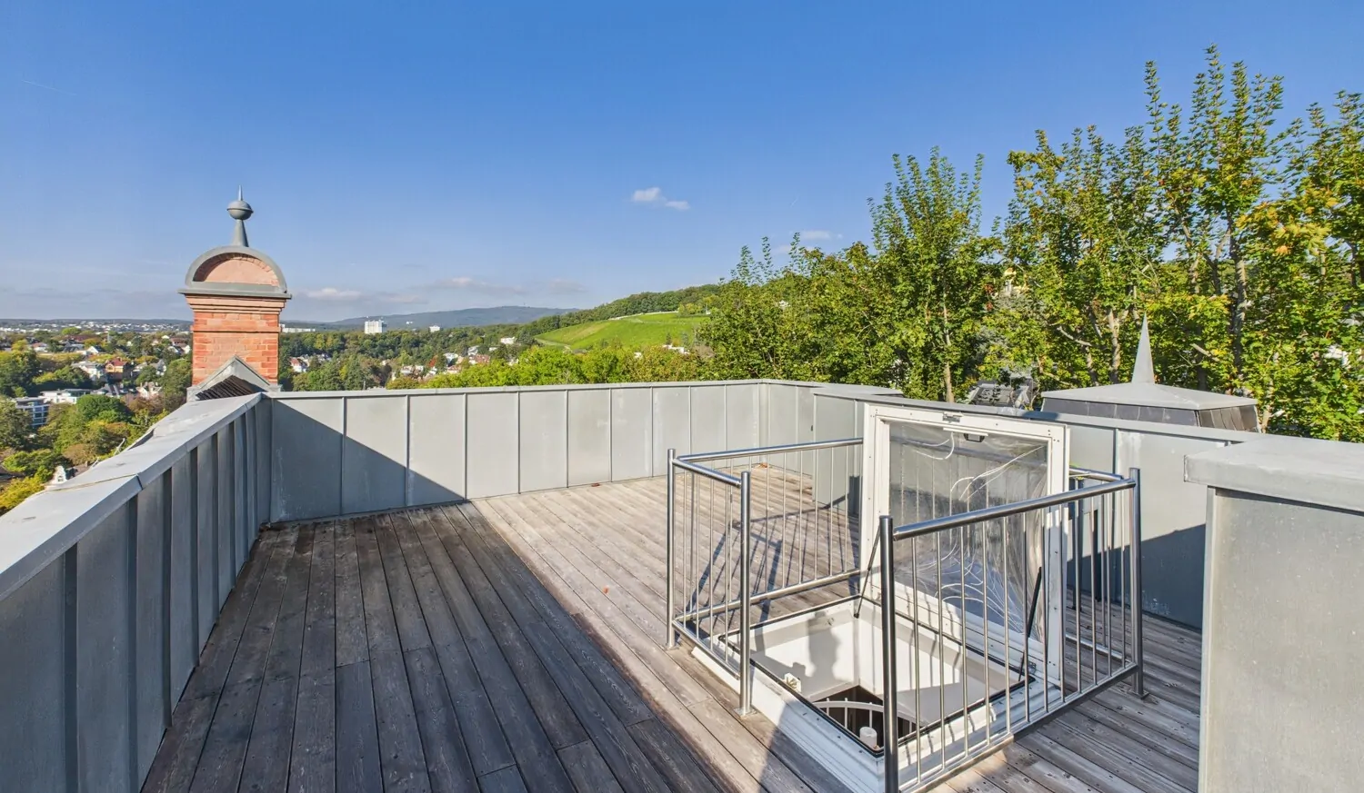 grandiose Dachterrasse