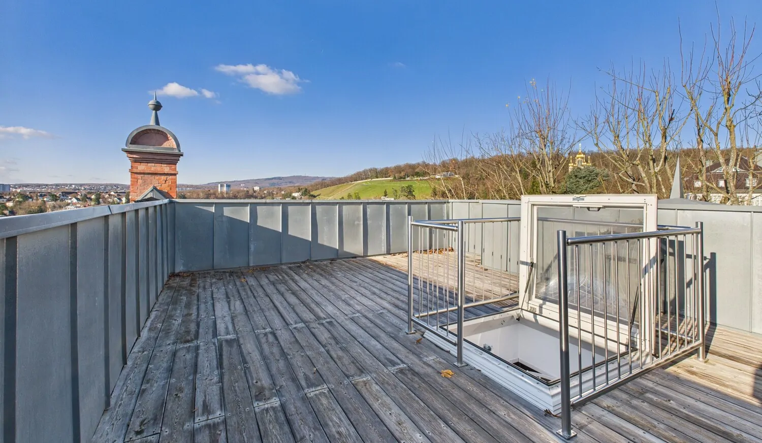 grandiose Dachterrasse