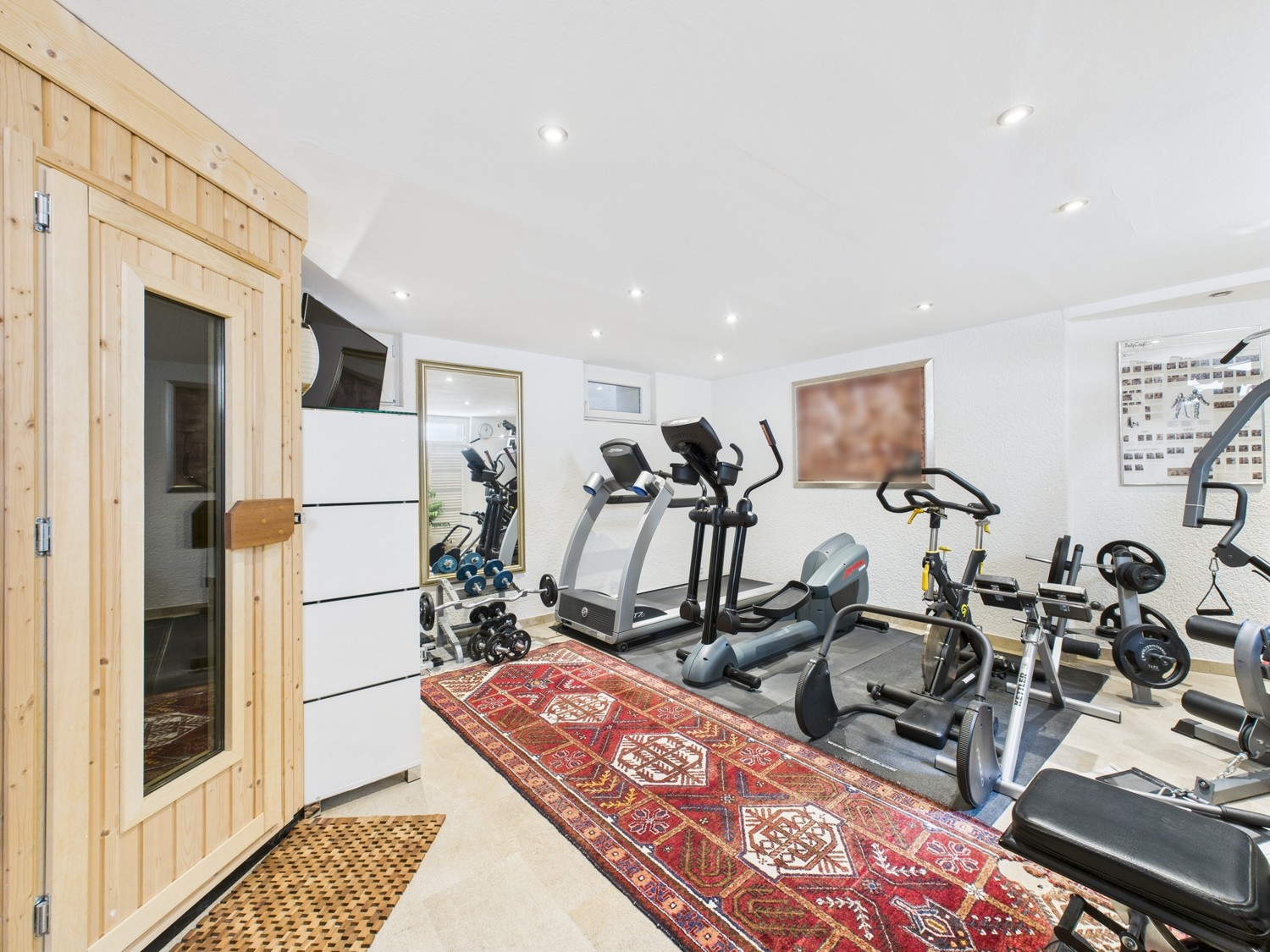 Fitness und Wellnessbereich
