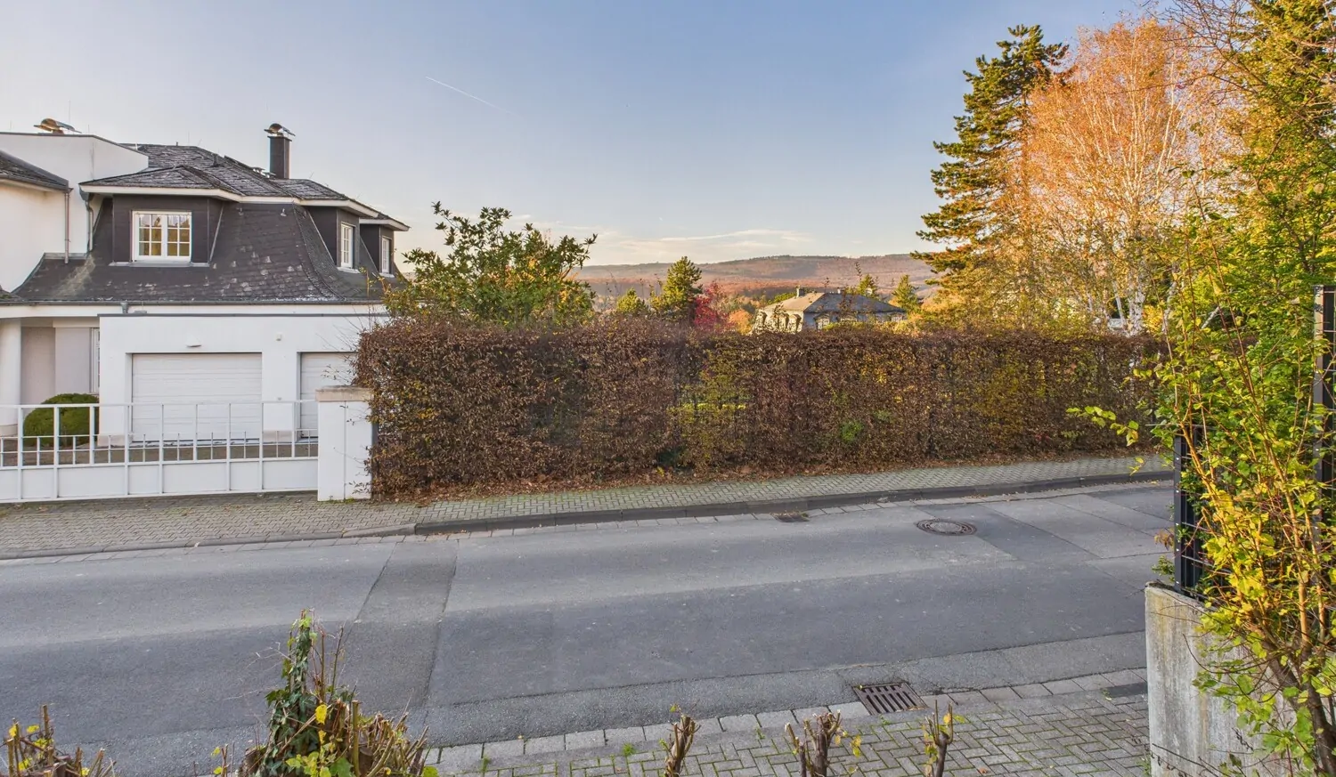 Ausblick vom Grundstück