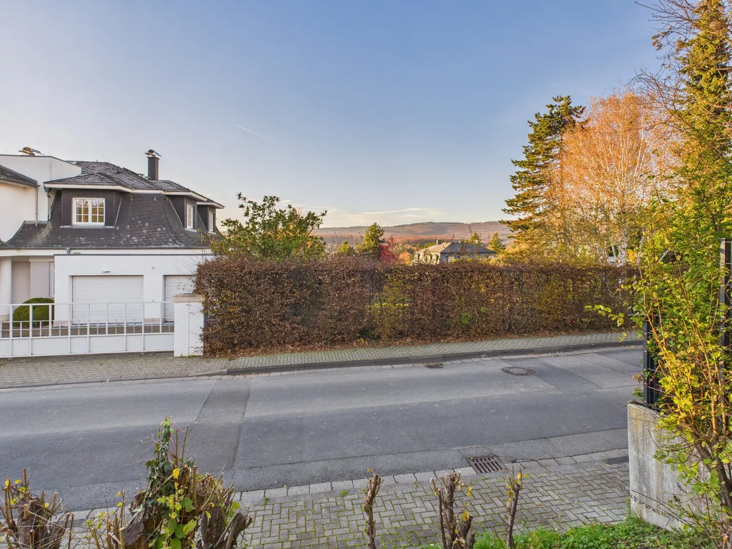 Ausblick vom Grundstück