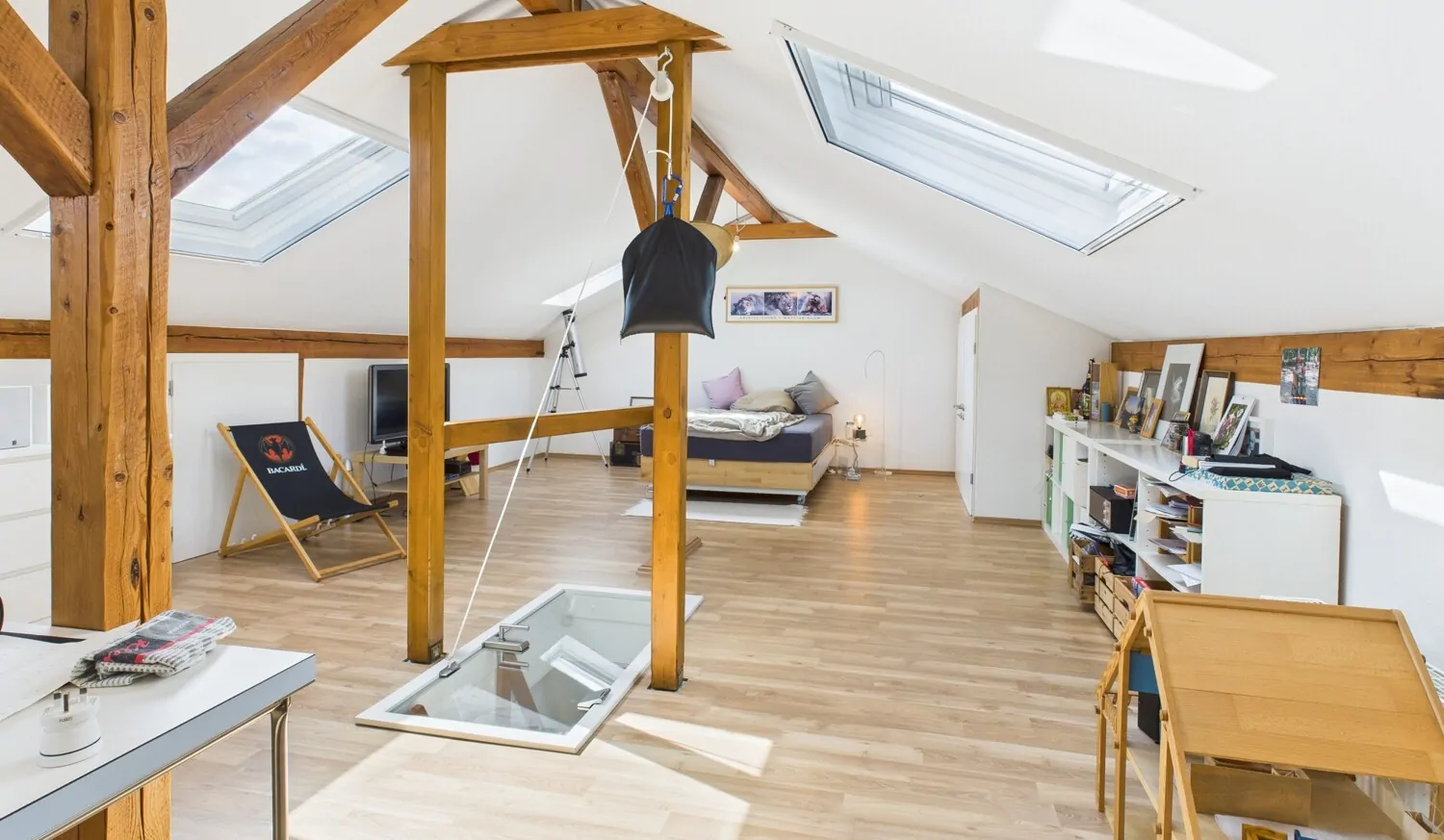 Nutzfläche im Dachgeschoss
