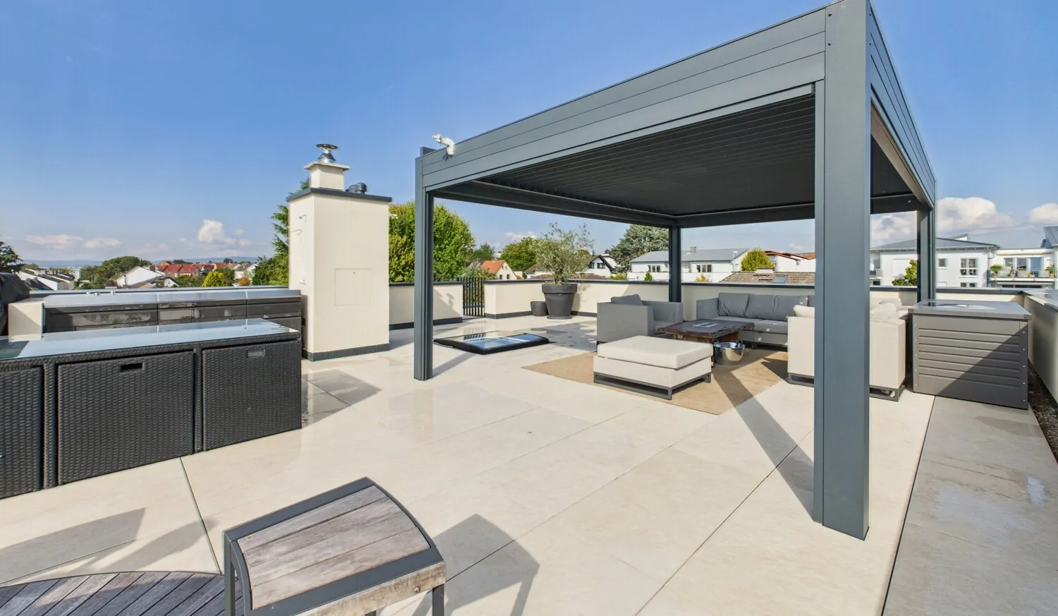 atemberaubenden Dachterrasse