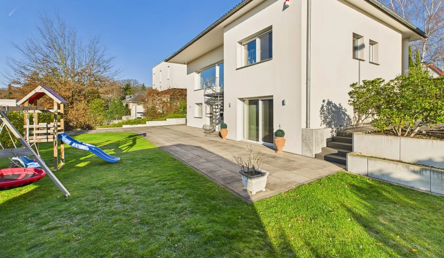 Großer Garten für die Familie..