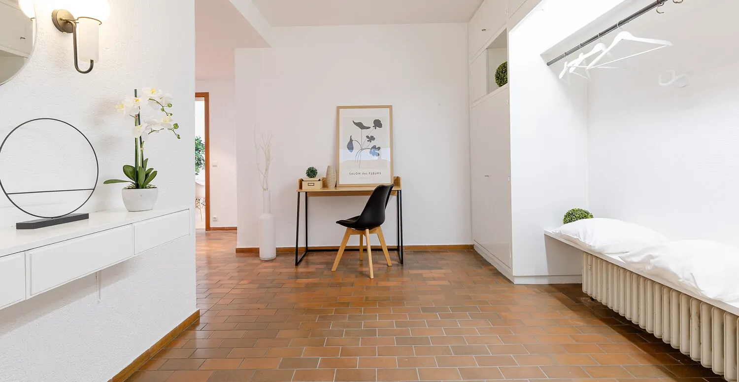 offener Eingangsbereich