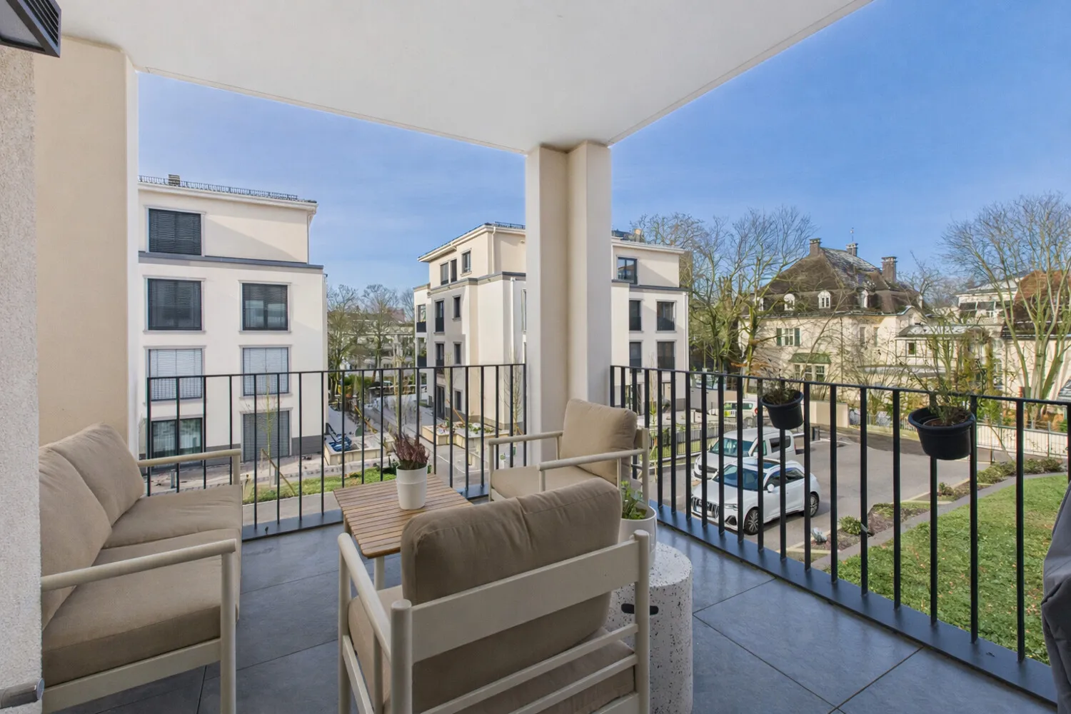 Balkon mit schöner Blicklage