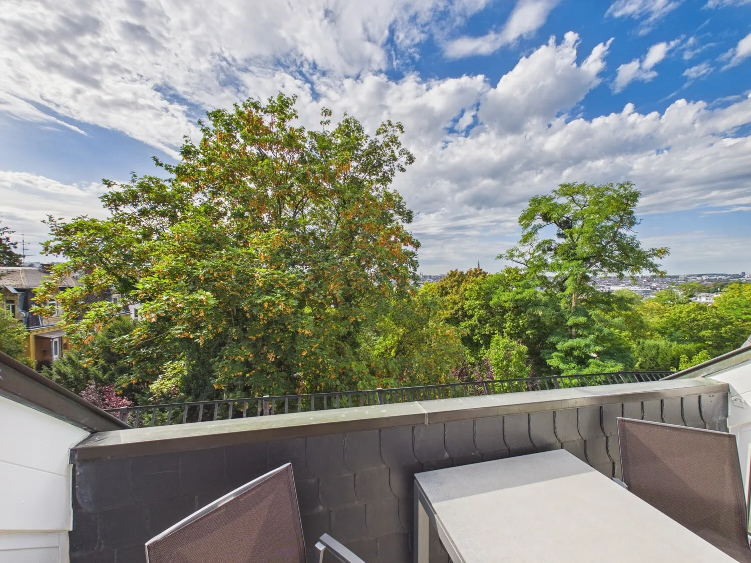 Balkon mit Blick