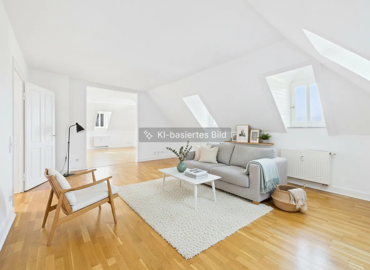 eingerichtetes Wohnzimmer