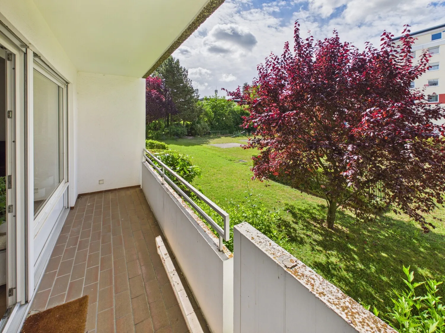 sonniger Balkon