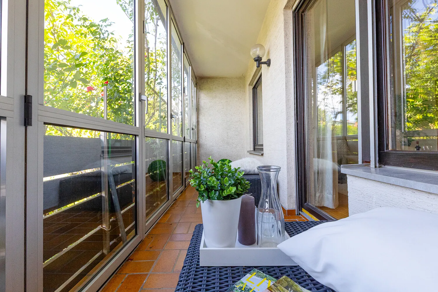 Balkon vom Wohnzimmer