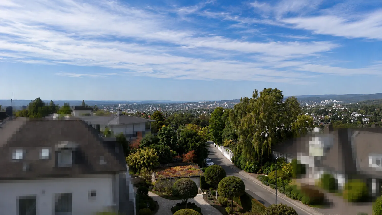 weitläufiger Panoramablick