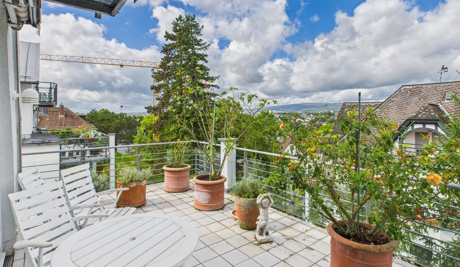 Balkon mit sonniger Ausrichtung