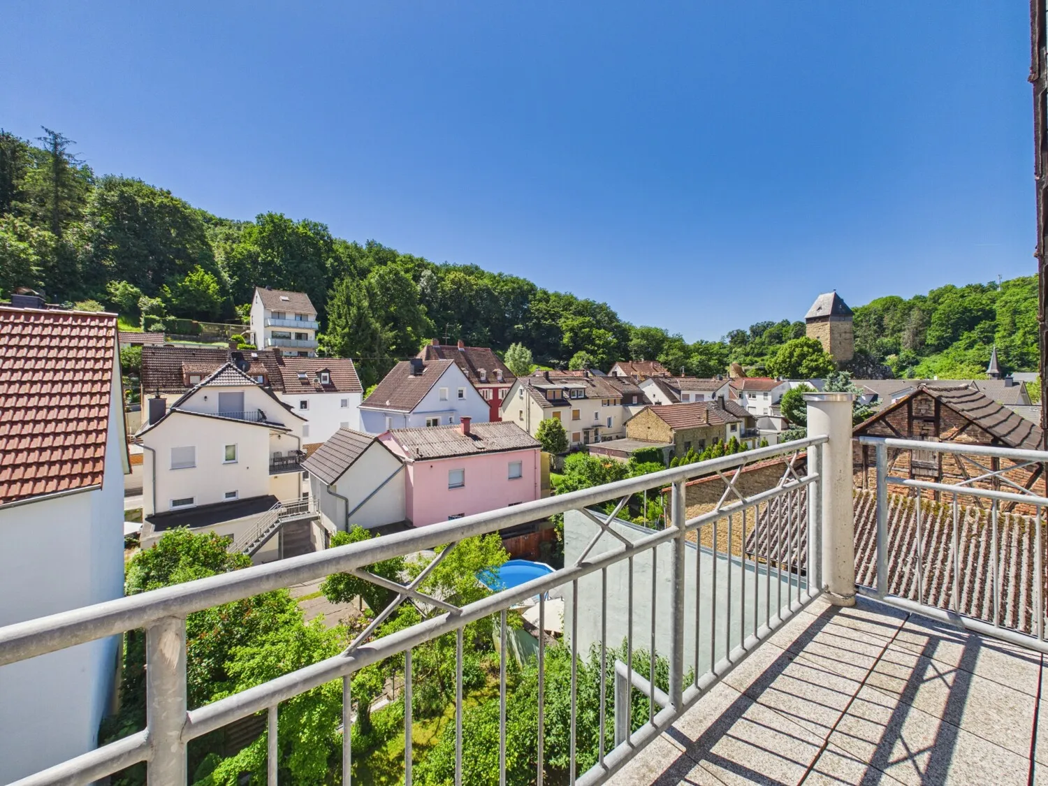 Ausblick ins Grüne