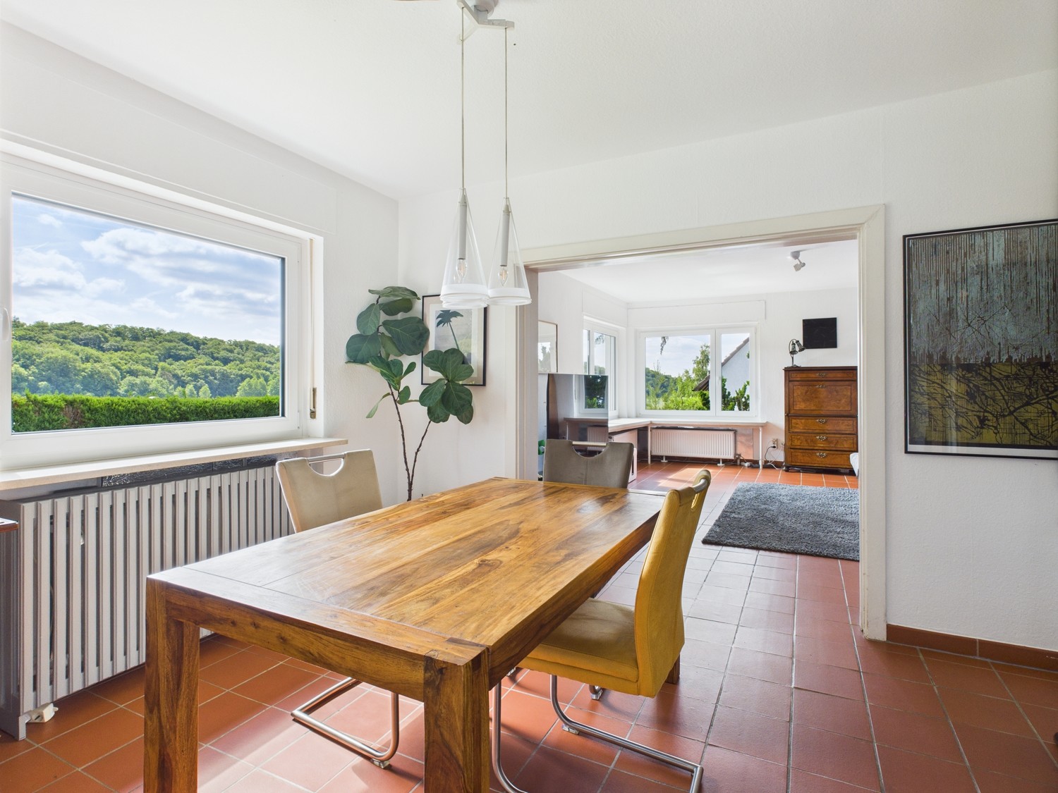 Freundliches Esszimmer