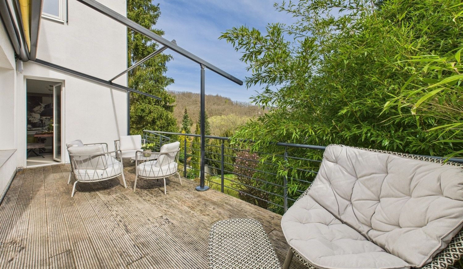 Terrasse zum Wohnbereich