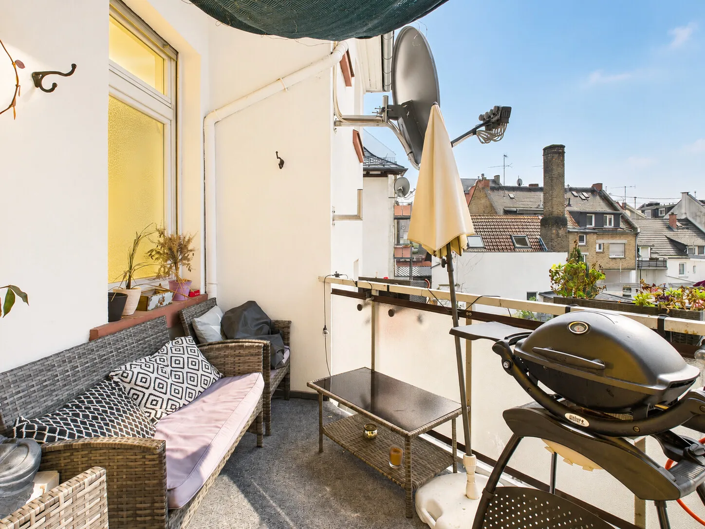 Balkon zum Innenhof