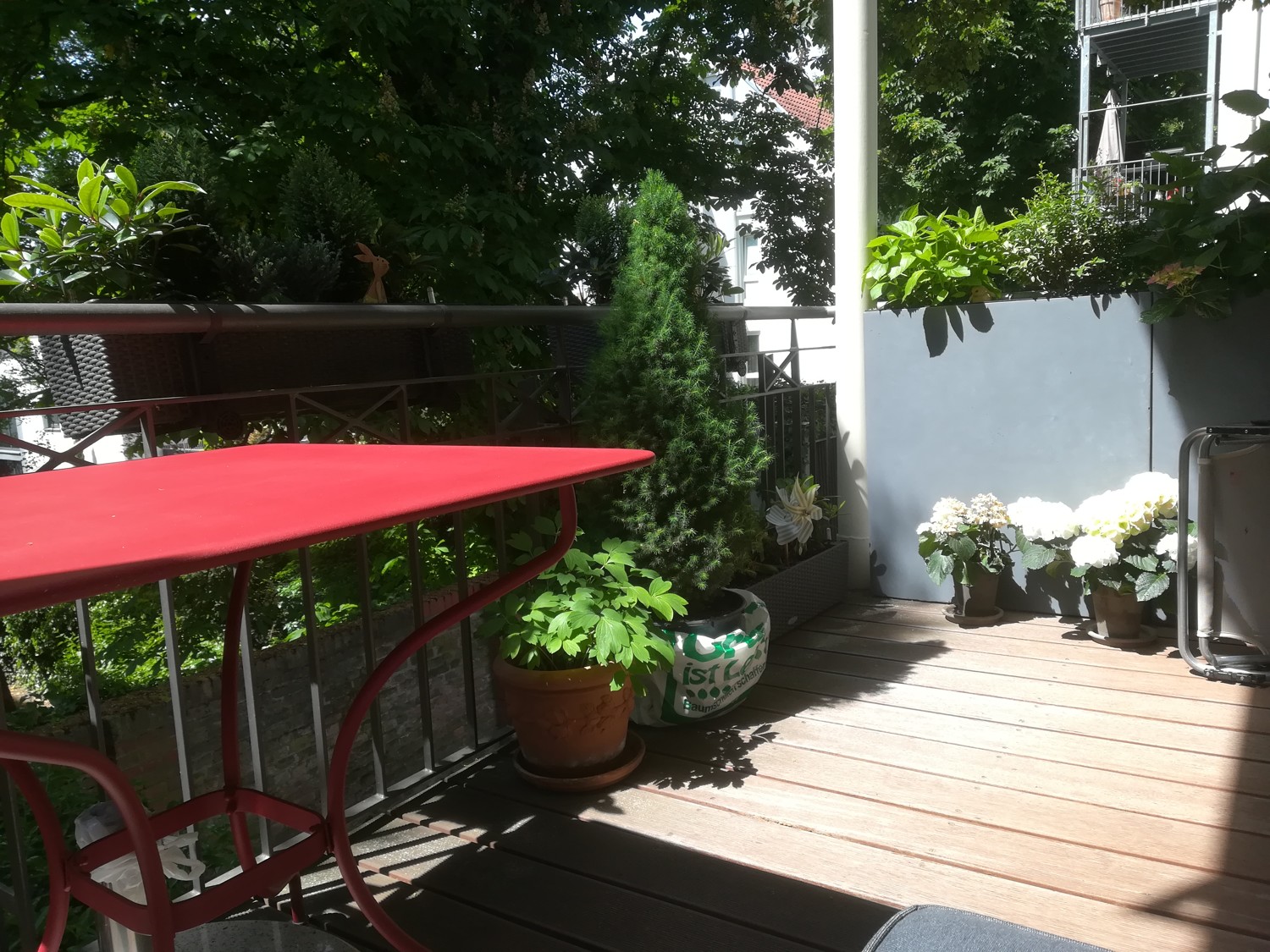 idyillischer Balkon