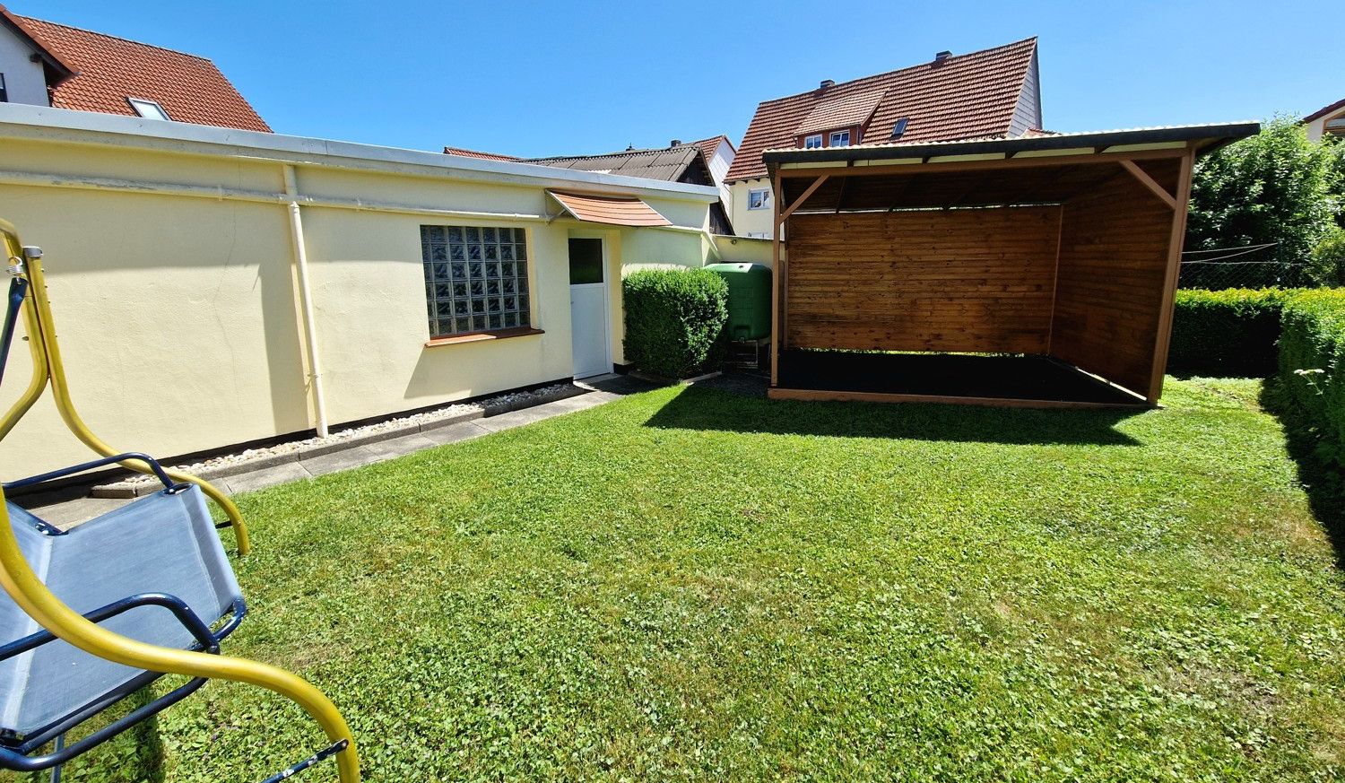 Garten mit Sitzecke