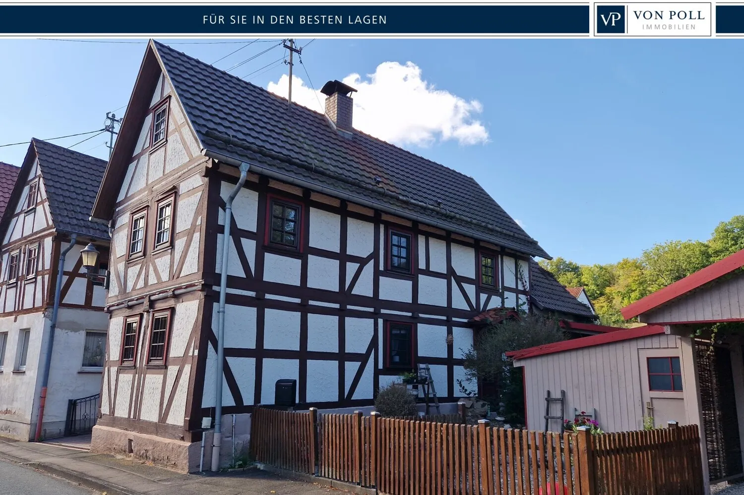 Gemütliches Fachwerkhaus mit pflegeleichtem Garten in Wanfried OT