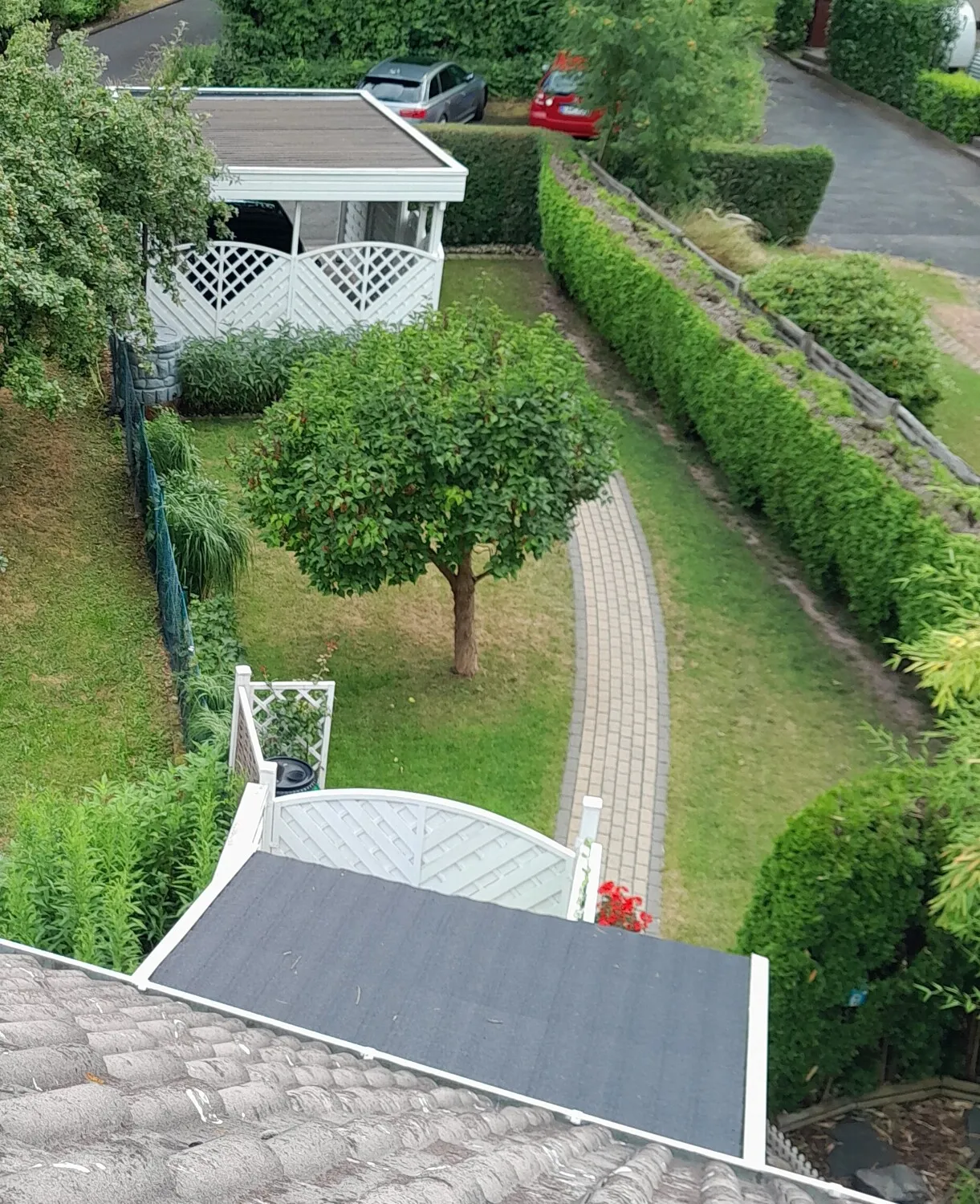 Blick aus dem Dachfenster