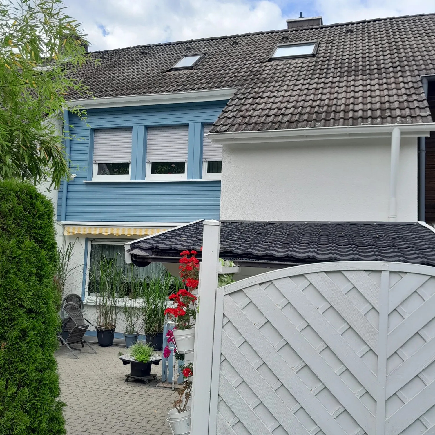 Sichtgeschützte Terrasse