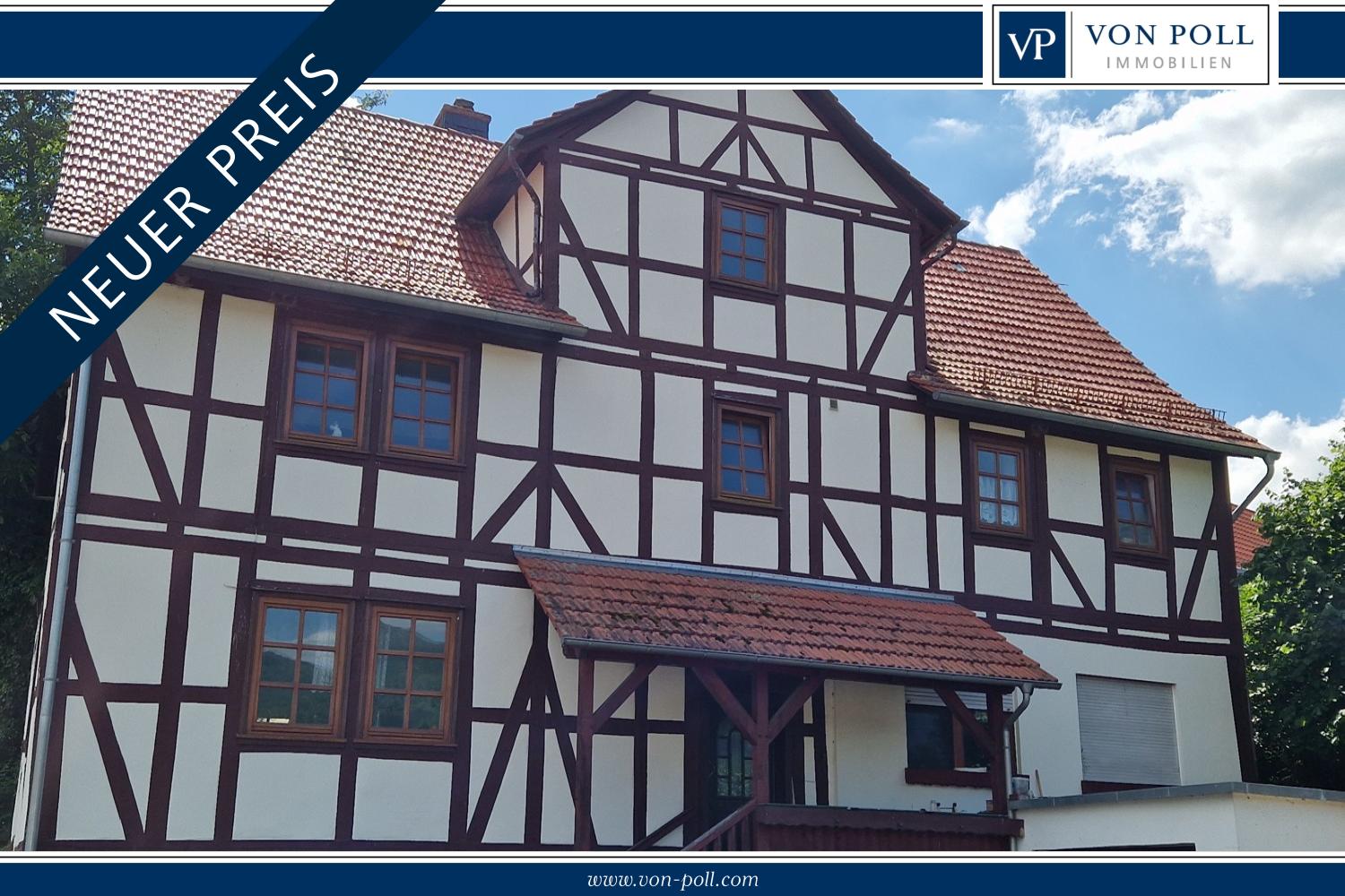 Günstiges -teilvermietetes-Fachwerkhaus in Bad Sooden-Allendorf, OT Oberrieden