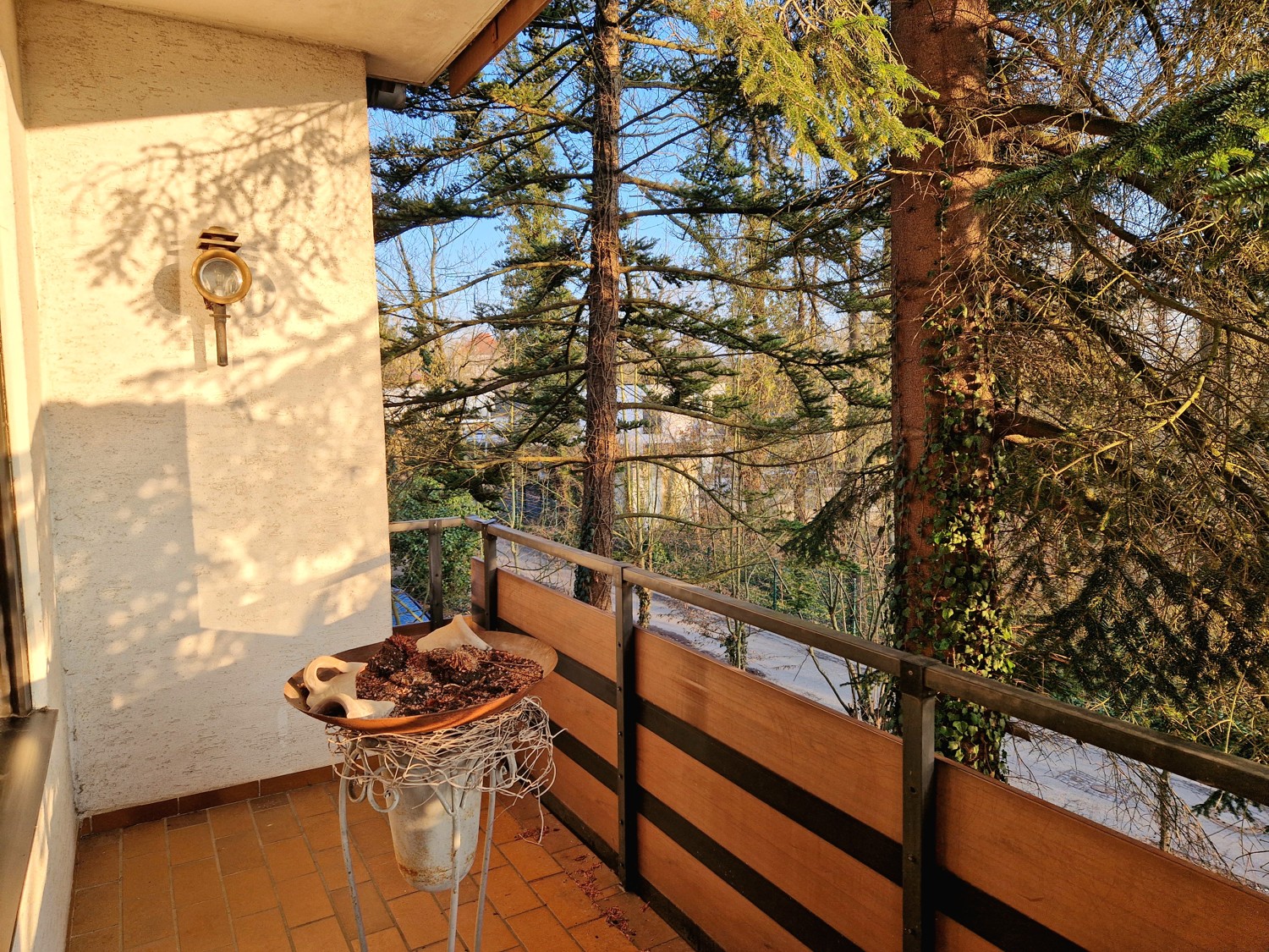 Balkon vom Wohnzimmer