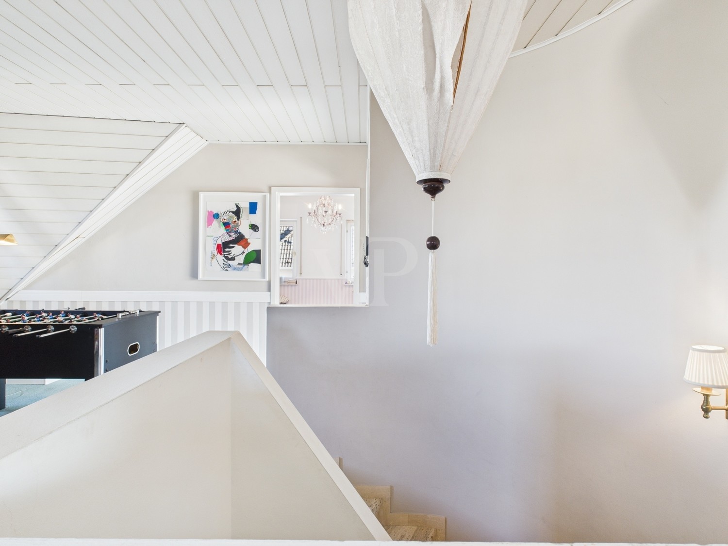 Galerie im oberen Geschoss