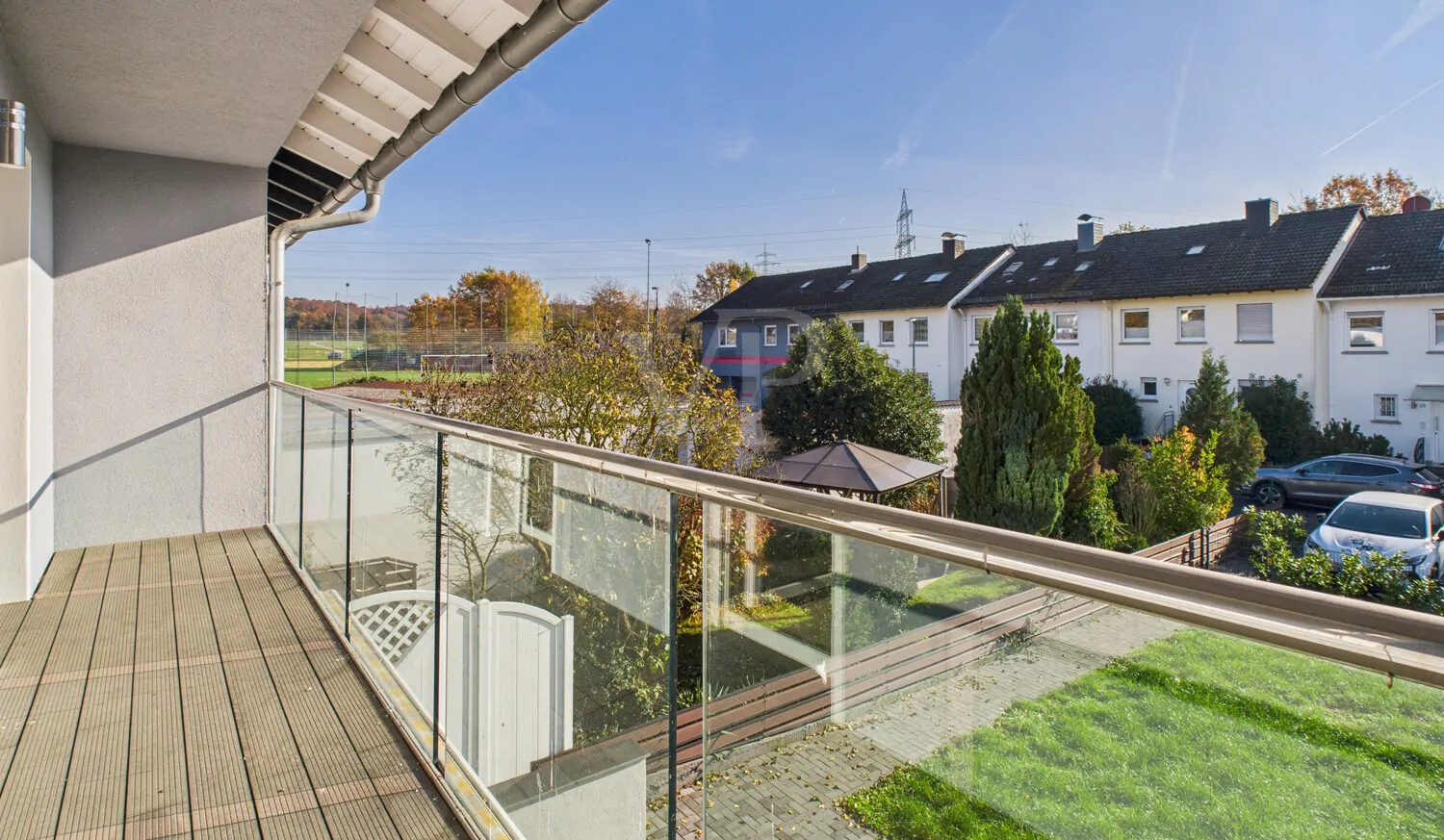 modernes Glasgeländer