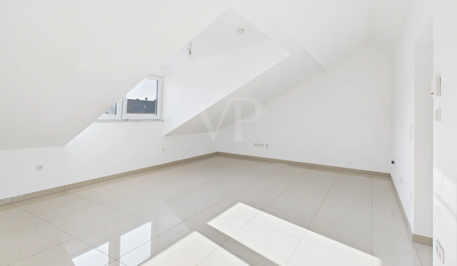 Die Dachetage mit Küchenanschlüssen...