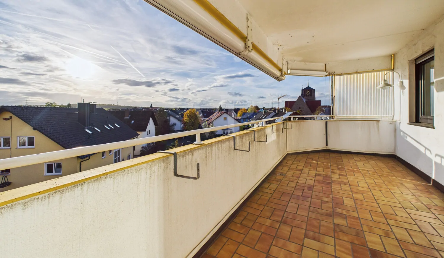 Balkon mit Panoramablick
