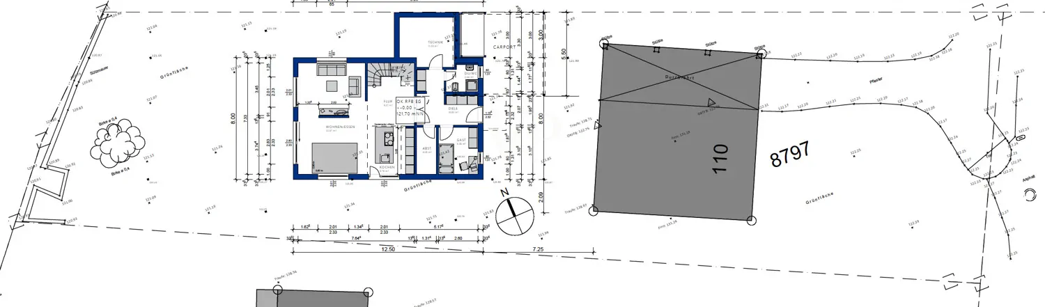 aktuelle Entwurfsplanung
