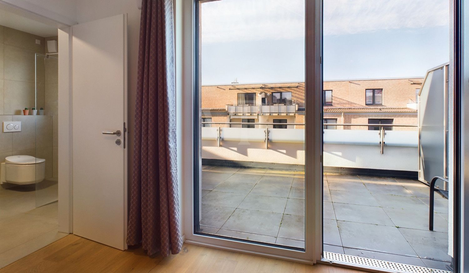 Zugang zur Dachterrasse