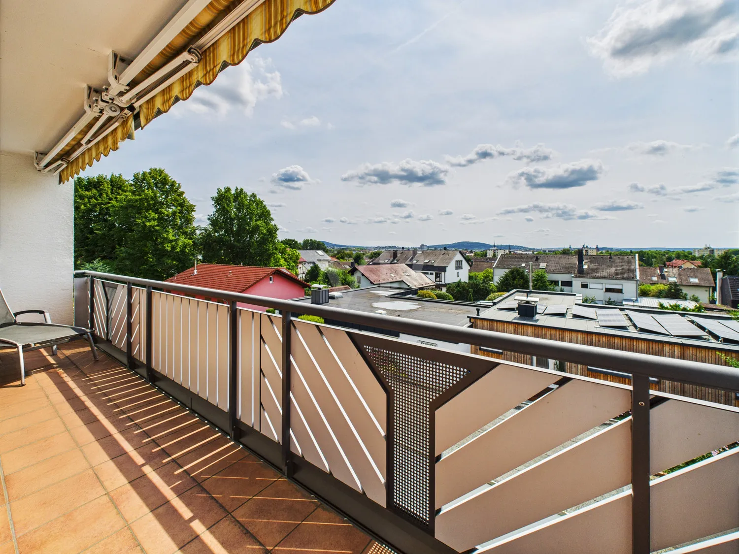 Balkon mit Schlossblick