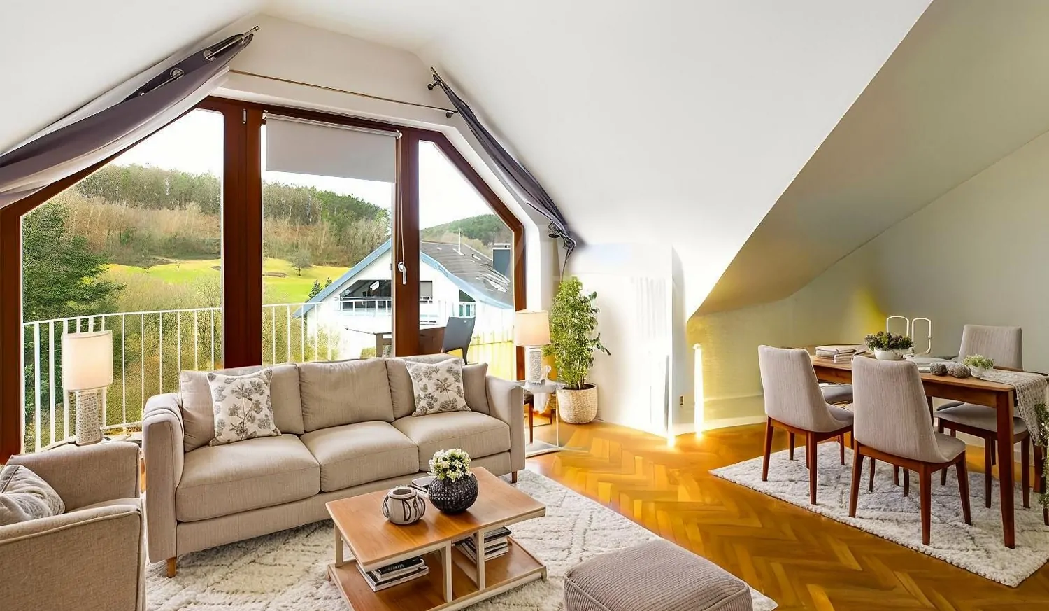 Ki-Staging Wohnbereich